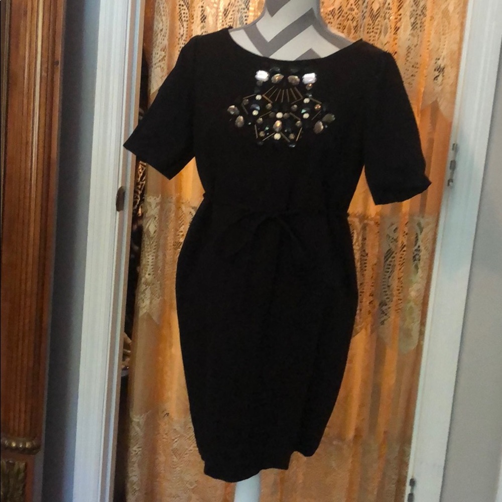 Fancy black maternity dress